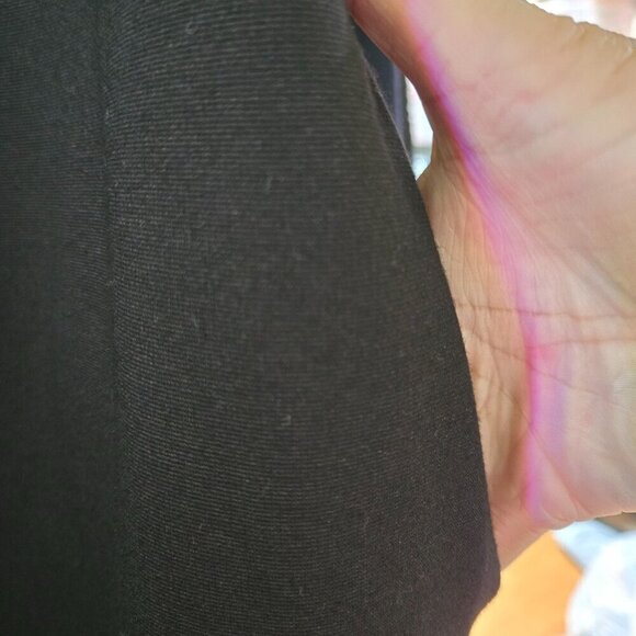 Sara Campbelll Colorblock Mockneck Short Sleeve Dress Made In USA Pockets Size 8 - Picture 3 of 5